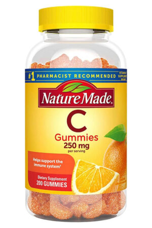 Nature Made Adult Gummies 200 CT Vitamin C Dietary Supplement, Orange