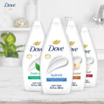 Dove Body Wash Variety 6-Pack – Hydrate, Gentle Pamper, Fresh Care, and Silky Velvet, 15.22 Oz Ea